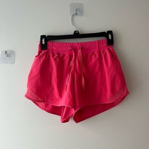 Pink lululemon shorts